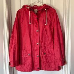 GAP fisherman Mac Women's Red Hooded Jacket